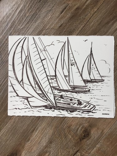 Lithographie originale - originale ,  *