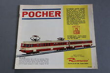 X412 POCHER Train catalogue Ho 16 pages 19,5*22 cm F wagon voiture maquette