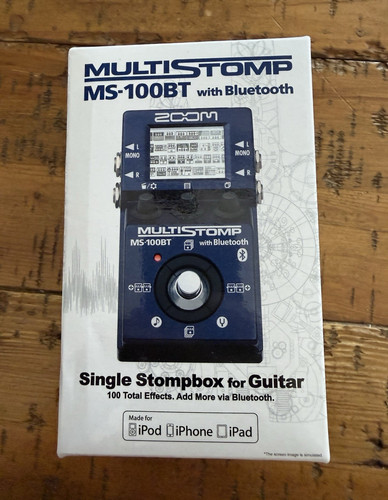 Zoom multistomp 100bt - multistomp, ms-100bt