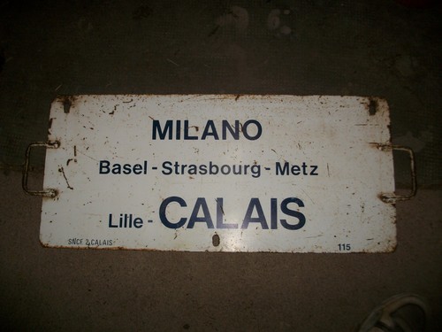 Plaque sncf milano - sncf,