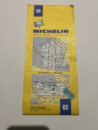 Michelin carte routière 59 - routière, n°59