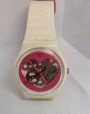 Montre Swatch Swiss Red heart