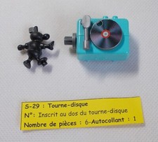 Kinder - Notes de musique, les instruments - Tourne-disque - S 29 - sans BPZ