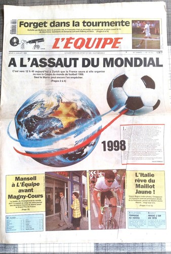 Equipe journal 7 1992 - l'equipe,