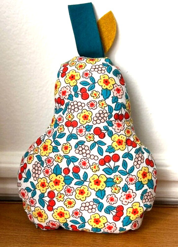 Jolie déco poire tissu - poire, en