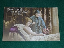 CPA Patriotique - Après la pluie - L'arc-en-ciel (de lit)