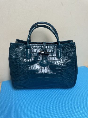 Nwt longchamp croc embossed - croc,