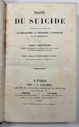 Bertrand louis traité - ,