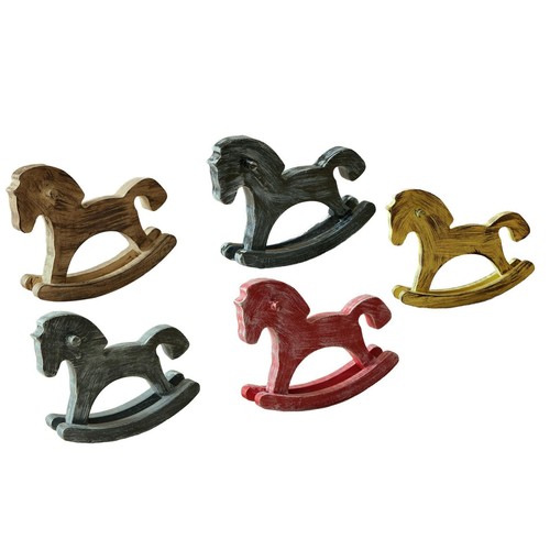 Cheval bascule bois - cheval,