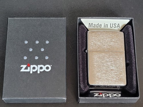 Superbe zippo brush chrome - superbe,
