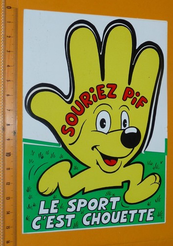 Autocollant 1980 pif gadget - 1980,