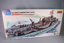 LM151 LINDBERG 766 Maquette Bateau  LSD US Navy Landing ship dock 48 cm moteur