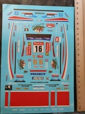 DECALS 1/24 PEUGEOT 207 S2000