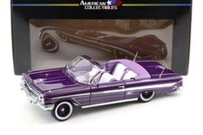 1:18 Sun Star 1961 Chevrolet Impala Lowrider Open Convertible Violet Métallique
