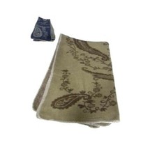 Poncho Bleu Femme Noir Rouge Beige En de Fantaisie Abstrait Fleurs Et Cachemire