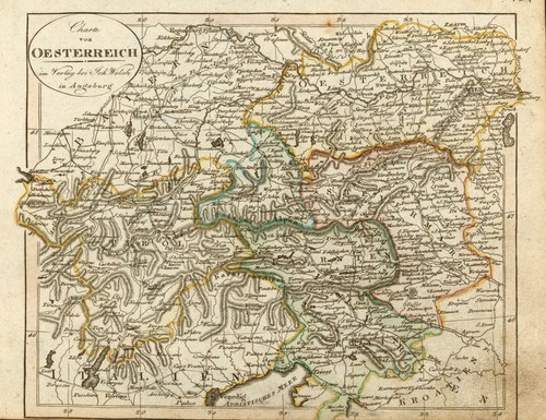 Gravure ancienne autrichienne - gravure,