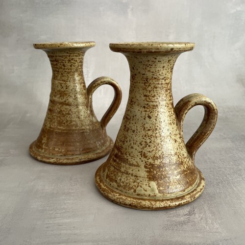 Paire bougeoir vase en - ou,