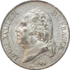 X4677 Rare 5 Francs Louis