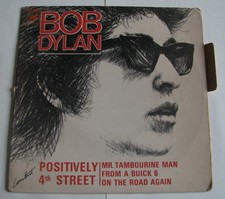 EP 45 tours Bob Dylan - Positively 4th Street - France 1965