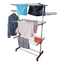 Etendoir pliable sur roulettes