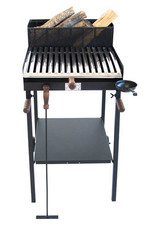 Barbecue À Charbon Et Bois