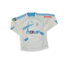 Maillot football vintage Olympique de Marseille domicile #9 Cissé saison 2006-20