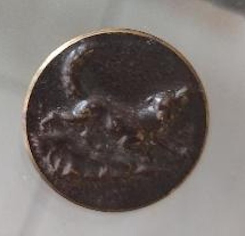 Bouton chasse venerie - de, chasse,