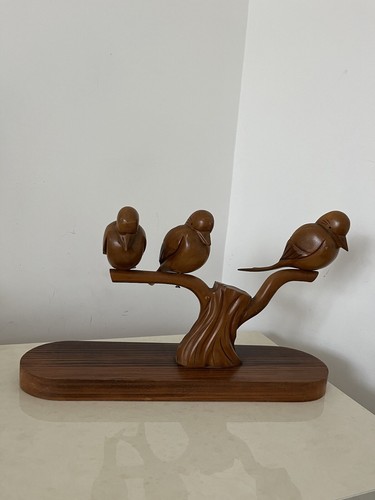 Sculpture bois art déco - sculpture,
