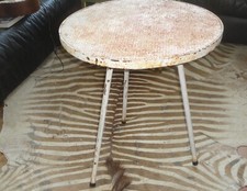 table basse Salon Mathieu Matégot Noire Origine années 50 grande qualité