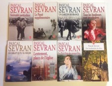 8 LIVRES de PASCAL SEVRAN roman LIVRE biographie