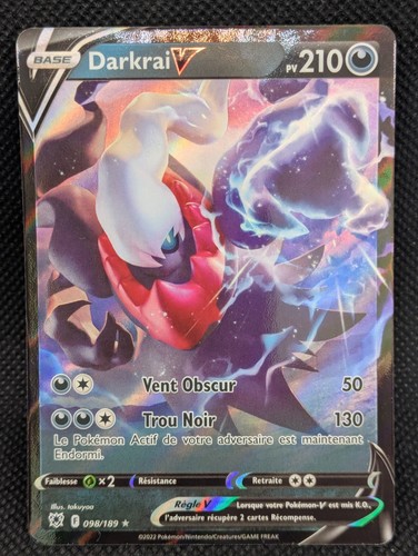 Carte pokemon darkrai eb10 - pokemon,