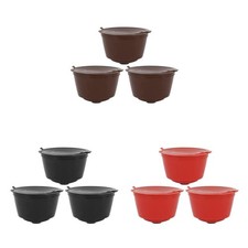 3x tasse de filtre de capsule