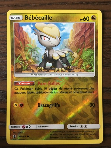 Carte pokémon reverse - carte,