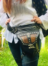 Cuir & Python Steampunk Jambe