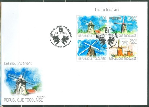 Togo 2013 windmills feuille - 2013,