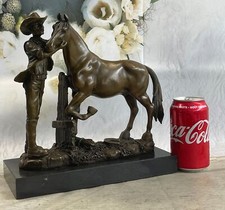 100% Bronze Massif Cowboy