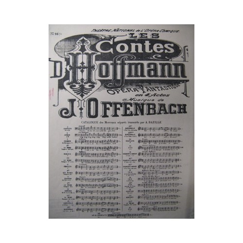 Offenbach jacques les - jacques, contes