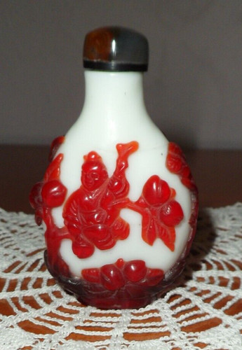 Flacon tabatiere chinoise - flacon,