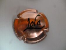 capsule OUDARD F, cuivre rosé et noir, cuvée Lola, N°32c, pas courant, à saisir