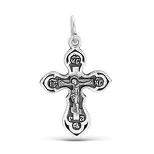 Croix orthodoxe russe argent