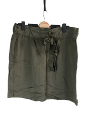 Hema Jupe Femme Vert Militaire Fermeture Cordon Occasion Bonne Qualité Taille M