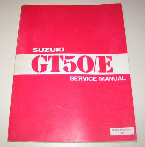 Manuel service suzuki 50 - service,