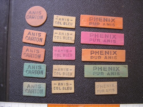 Lot anciens jetons - anciens, en
