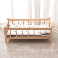 Berceau en bois pour poupée, jouet d'éveil, lit de poupée pour poupée,