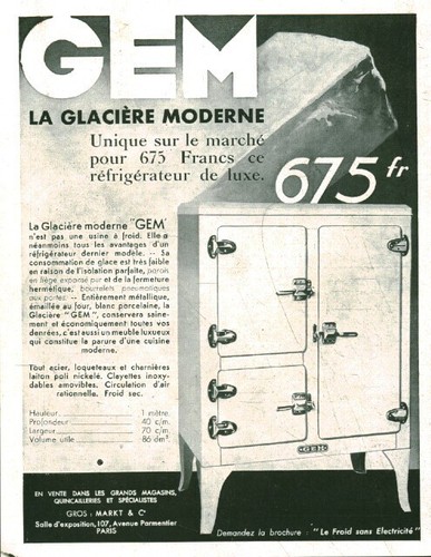 Publicité ancienne gem - publicité,