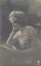 CP BONNE FETE FEMME BANDEAU