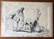 Gravure ancienne signée