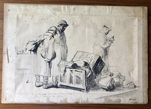 Gravure ancienne signée