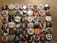Lot 48 Badges Harry Potter - Poudlard Gryffondor Serpentard  Poufsouffle ...