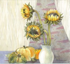 tournesol et courges, tableau